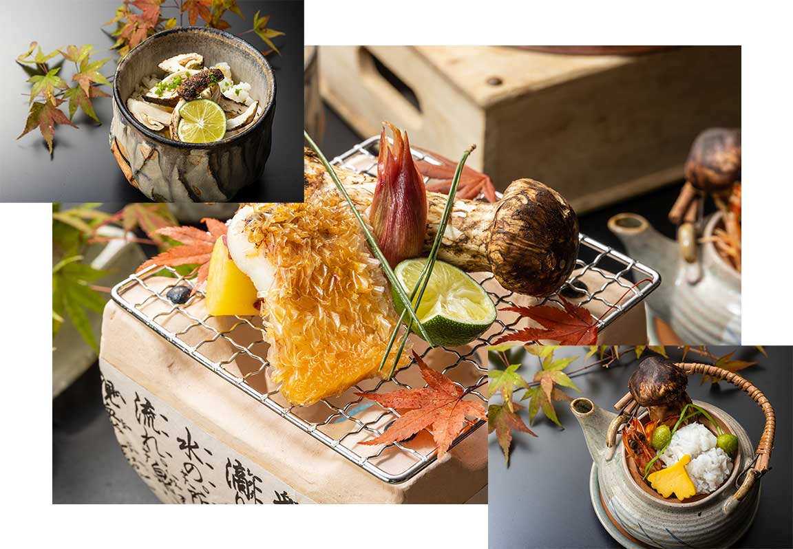 松茸会席
